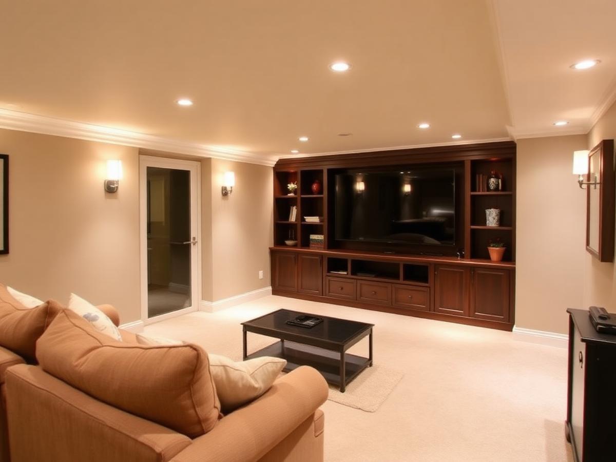 Built-In Media Room