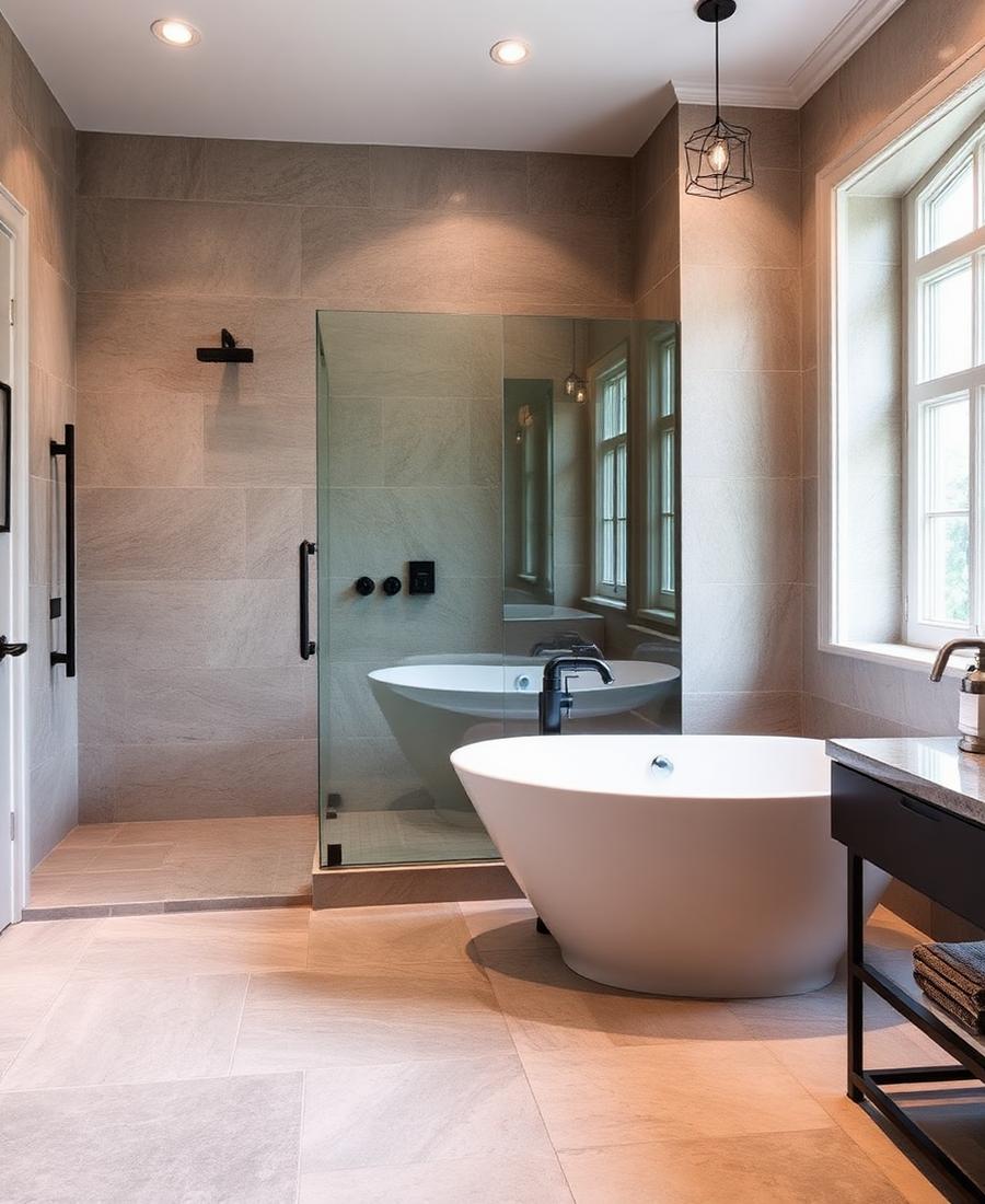Stone & Glass Bath